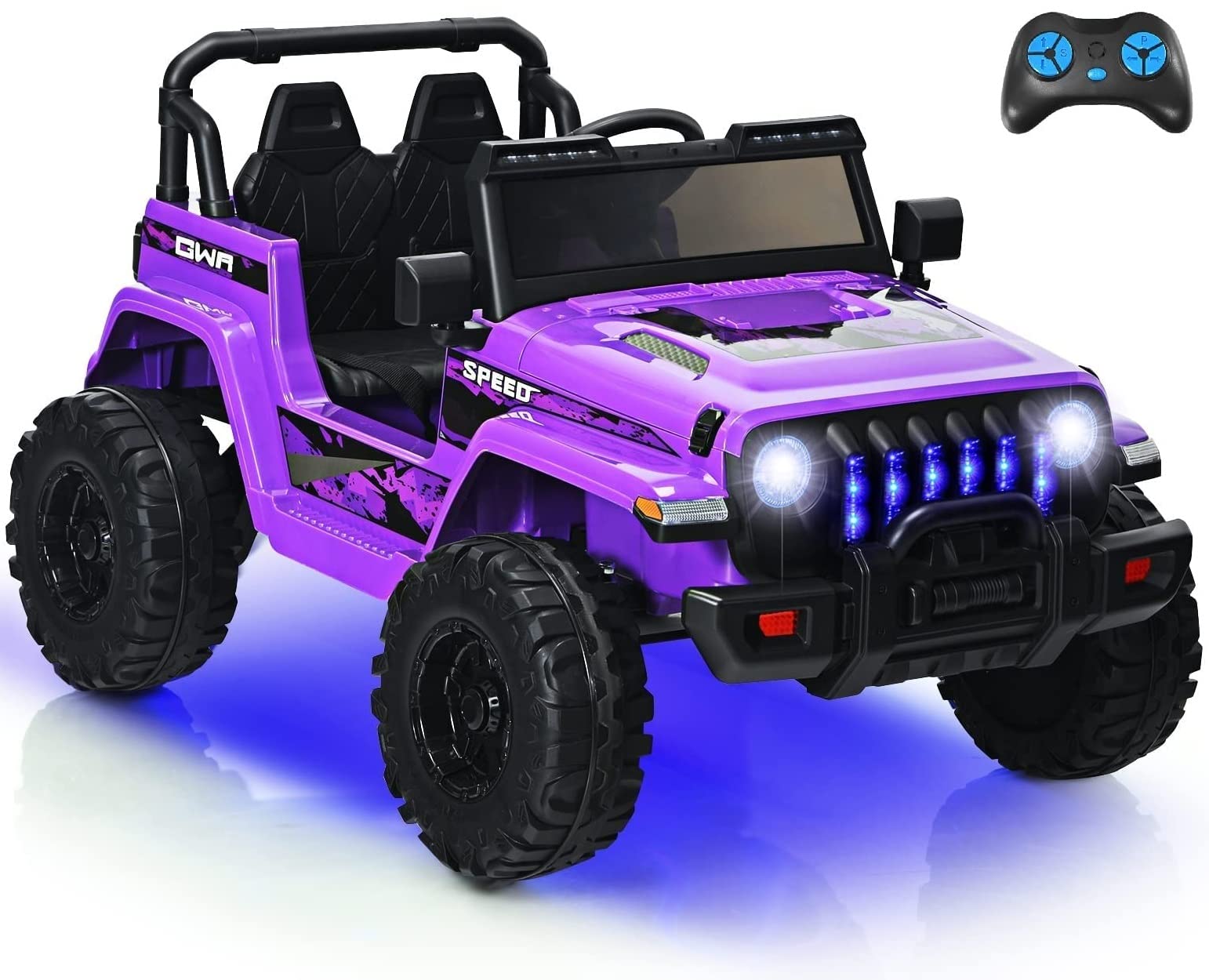 INFANS Kids Ride on Car Truck with 2.4G Remote Control, 12V Battery Powered Electric Cars for Kids