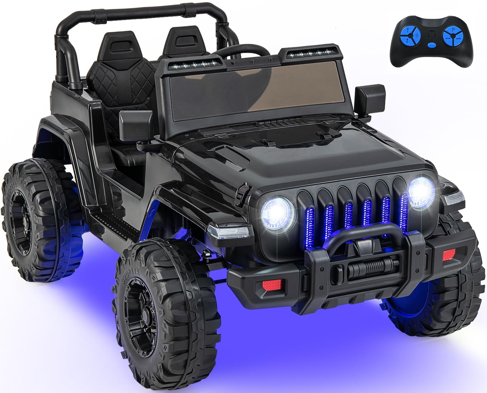 INFANS Kids Ride on Car Truck with 2.4G Remote Control, 12V Battery Powered Electric Cars for Kids