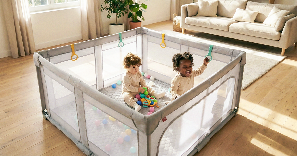 Why This INFANS Foldable Playpen Is a Travel Parents’s Best Friend?