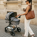 INFANS 2 in 1 Baby Stroller, Convertible Stroller, Foldable High Landscape Shock Absorption with Reversible Seat
