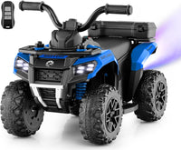 INFANS ATV with Spray Function, Remote Control, Storage Trunk, 6V Toddler Ride on Toy