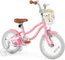 12 14 16 18 Inch Toddlers Bike with Removable Training Wheels Basket