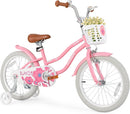 12 14 16 18 Inch Toddlers Bike with Removable Training Wheels Basket