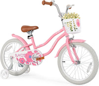 12 14 16 18 Inch Toddlers Bike with Removable Training Wheels Basket