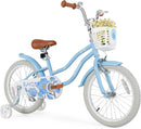 12 14 16 18 Inch Toddlers Bike with Removable Training Wheels Basket