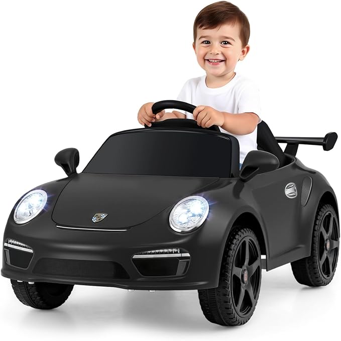 INFANS Licensed Porsche Ride on Car 12V Kids Electric Vehicle with Remote Control