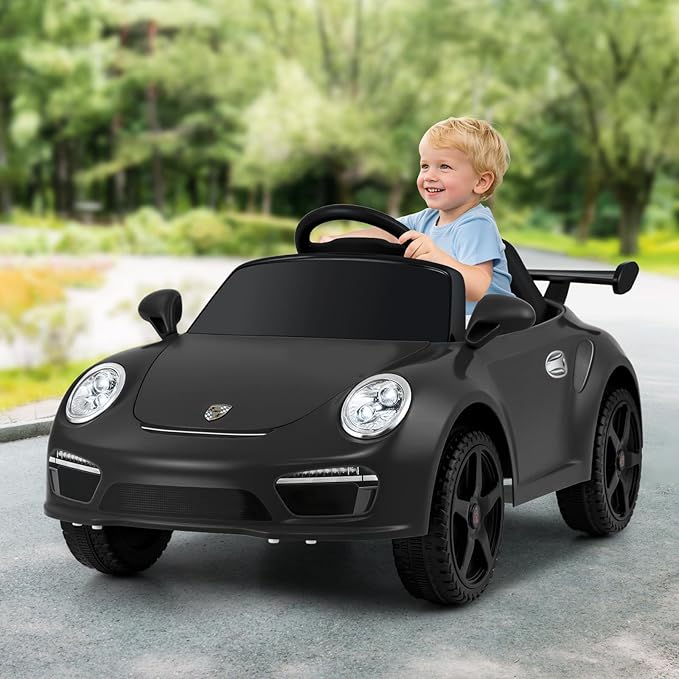 INFANS Licensed Porsche Ride on Car 12V Kids Electric Vehicle with Remote Control