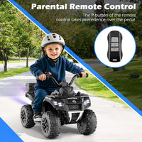 INFANS ATV with Spray Function, Remote Control, Storage Trunk, 6V Toddler Ride on Toy