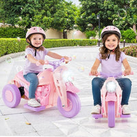 INFANS Kids Motorcycle, 6V Electric Ride on Car with Automatic Bubble Function for Children, Toddler Ages 3+