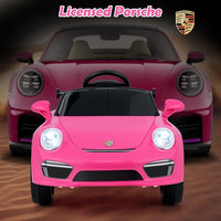 INFANS Licensed Porsche Ride on Car 12V Kids Electric Vehicle with Remote Control