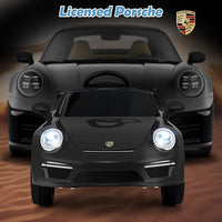 INFANS Licensed Porsche Ride on Car 12V Kids Electric Vehicle with Remote Control
