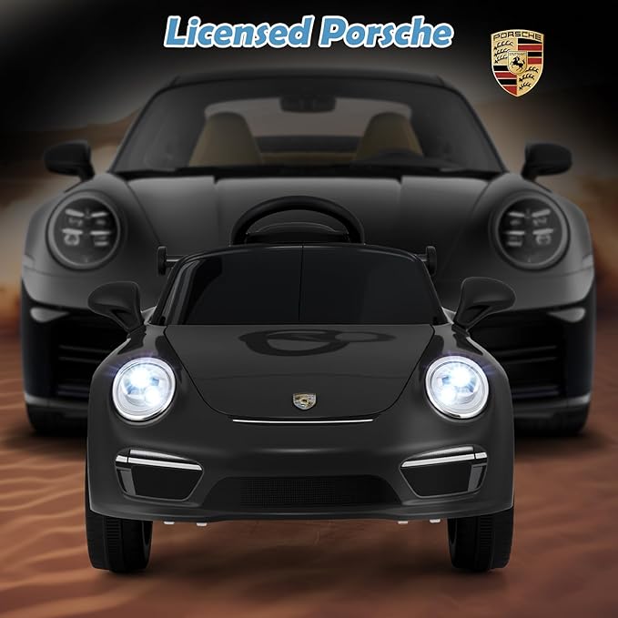 INFANS Licensed Porsche Ride on Car 12V Kids Electric Vehicle with Remote Control