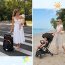 INFANS Lightweight Baby Stroller for 0-36 Month, Compact Stroller with One-Hand Fold, Travel Stroller for Airplane