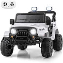 INFANS Ride on Truck, 12V Battery Powered Electric Vehicle for Kids with Remote Control, Bluetooth, Power Display, LED Lights