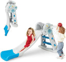 INFANS Toddler Slide, 3 in 1 Foldable Kids Slide Indoor Slideway, Climber Freestanding Playset, Extra Long Slipping Slope Toy
