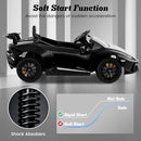 INFANS Licensed Lamborghini Huracan Ride on Car, 12V Kids Electric Vehicle Battery Powered Toy with Remote Control