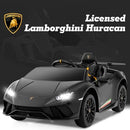 INFANS Licensed Lamborghini Huracan Ride on Car, 12V Kids Electric Vehicle Battery Powered Toy with Remote Control