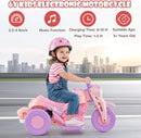 INFANS Kids Motorcycle, 6V Electric Ride on Car with Automatic Bubble Function for Children, Toddler Ages 3+