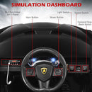 INFANS 12V Licensed Lamborghini Sian Kids Ride on Car with Parent Remote Control, Electric Toy Roadster Carbon Fiber Textured