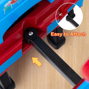 INFANS 2-Seater Kids Ride on Train Trackless, 12V Battery Powered Electric Toy with Train Whistle, Music, LED Lights, 2 Speeds, Soft Start, Gift for Toddlers Boys Girls