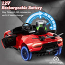 INFANS Licensed Lamborghini Huracan Ride on Car, 12V Kids Electric Vehicle Battery Powered Toy with Remote Control