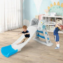 INFANS Toddler Slide, 3 in 1 Foldable Kids Slide Indoor Slideway, Climber Freestanding Playset, Extra Long Slipping Slope Toy