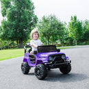 INFANS Ride on Truck, 12V Battery Powered Electric Vehicle for Kids with Remote Control, Bluetooth, Power Display, LED Lights