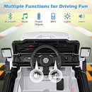 INFANS Ride on Truck, 12V Battery Powered Electric Vehicle for Kids with Remote Control, Bluetooth, Power Display, LED Lights