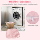 INFANS Kids Sofa, 2 Seat Soft Thick Upholstered Couch with Plush Fabric Solid Wooden Frame, Armrest Chair Lounge for Playroom Kids Boys Girls