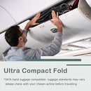 INFANS Ultra-Compact Fold Airplane Ready Travel Stroller, One-Hand Gravity Fold Near Flat Recline Seat