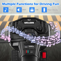 INFANS ATV with Spray Function, Remote Control, Storage Trunk, 6V Toddler Ride on Toy