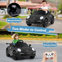 INFANS Licensed Porsche Ride on Car 12V Kids Electric Vehicle with Remote Control