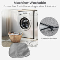 INFANS Kids Sofa, 2 Seat Soft Thick Upholstered Couch with Plush Fabric Solid Wooden Frame, Armrest Chair Lounge for Playroom Kids Boys Girls