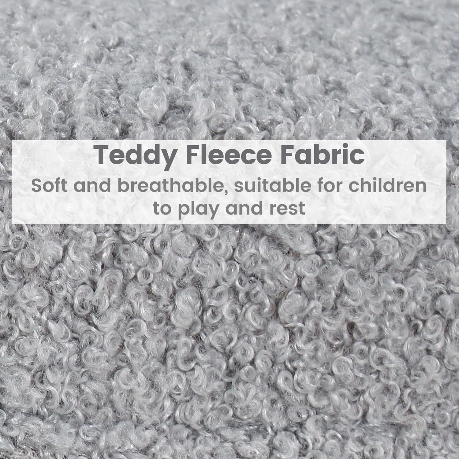 INFANS Kids Sofa, 2 Seat Soft Thick Upholstered Couch with Plush Fabric Solid Wooden Frame, Armrest Chair Lounge for Playroom Kids Boys Girls