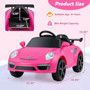 INFANS Licensed Porsche Ride on Car 12V Kids Electric Vehicle with Remote Control