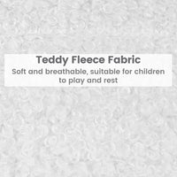 INFANS Kids Sofa, 2 Seat Soft Thick Upholstered Couch with Plush Fabric Solid Wooden Frame, Armrest Chair Lounge for Playroom Kids Boys Girls