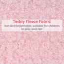 INFANS Kids Sofa, 2 Seat Soft Thick Upholstered Couch with Plush Fabric Solid Wooden Frame, Armrest Chair Lounge for Playroom Kids Boys Girls