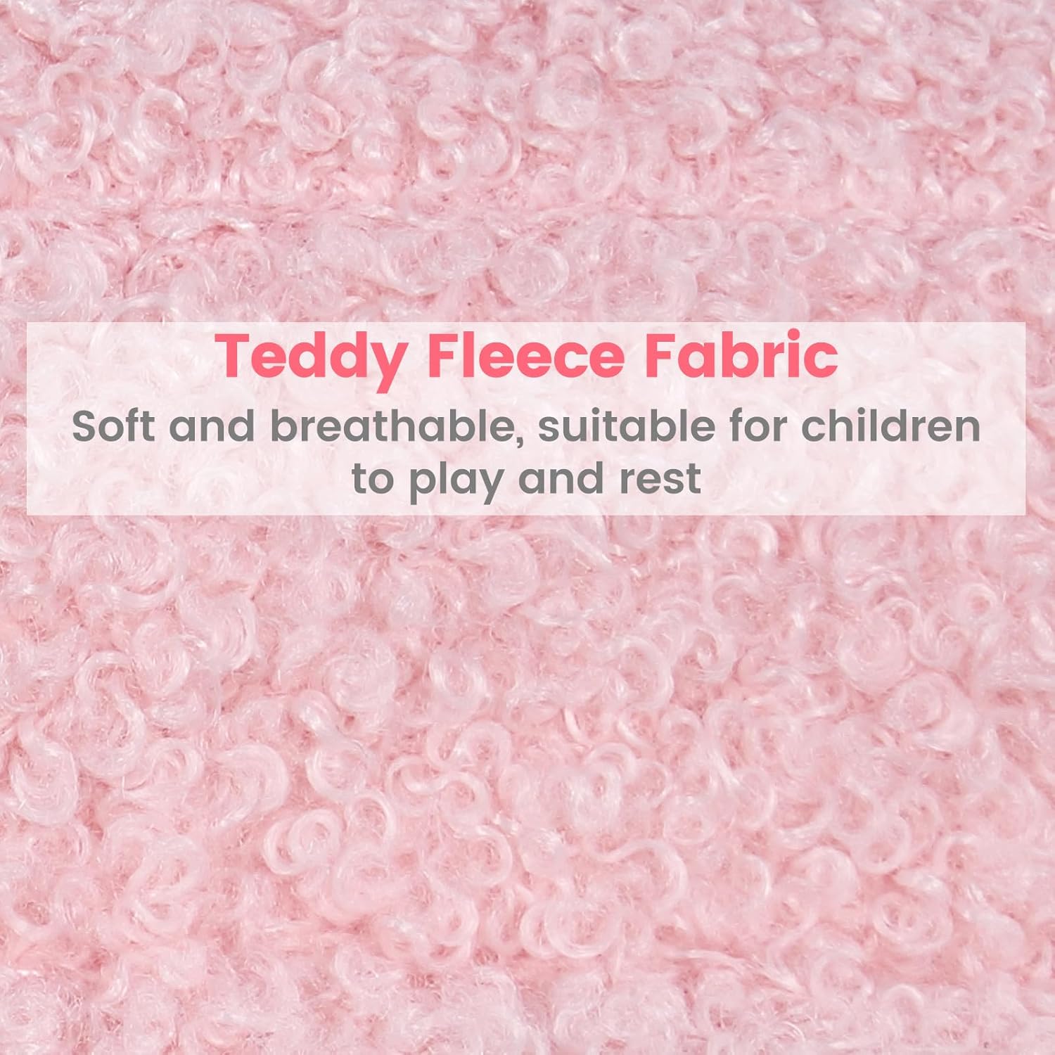 INFANS Kids Sofa, 2 Seat Soft Thick Upholstered Couch with Plush Fabric Solid Wooden Frame, Armrest Chair Lounge for Playroom Kids Boys Girls