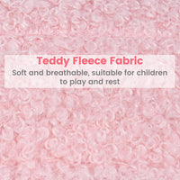 INFANS Kids Sofa, 2 Seat Soft Thick Upholstered Couch with Plush Fabric Solid Wooden Frame, Armrest Chair Lounge for Playroom Kids Boys Girls