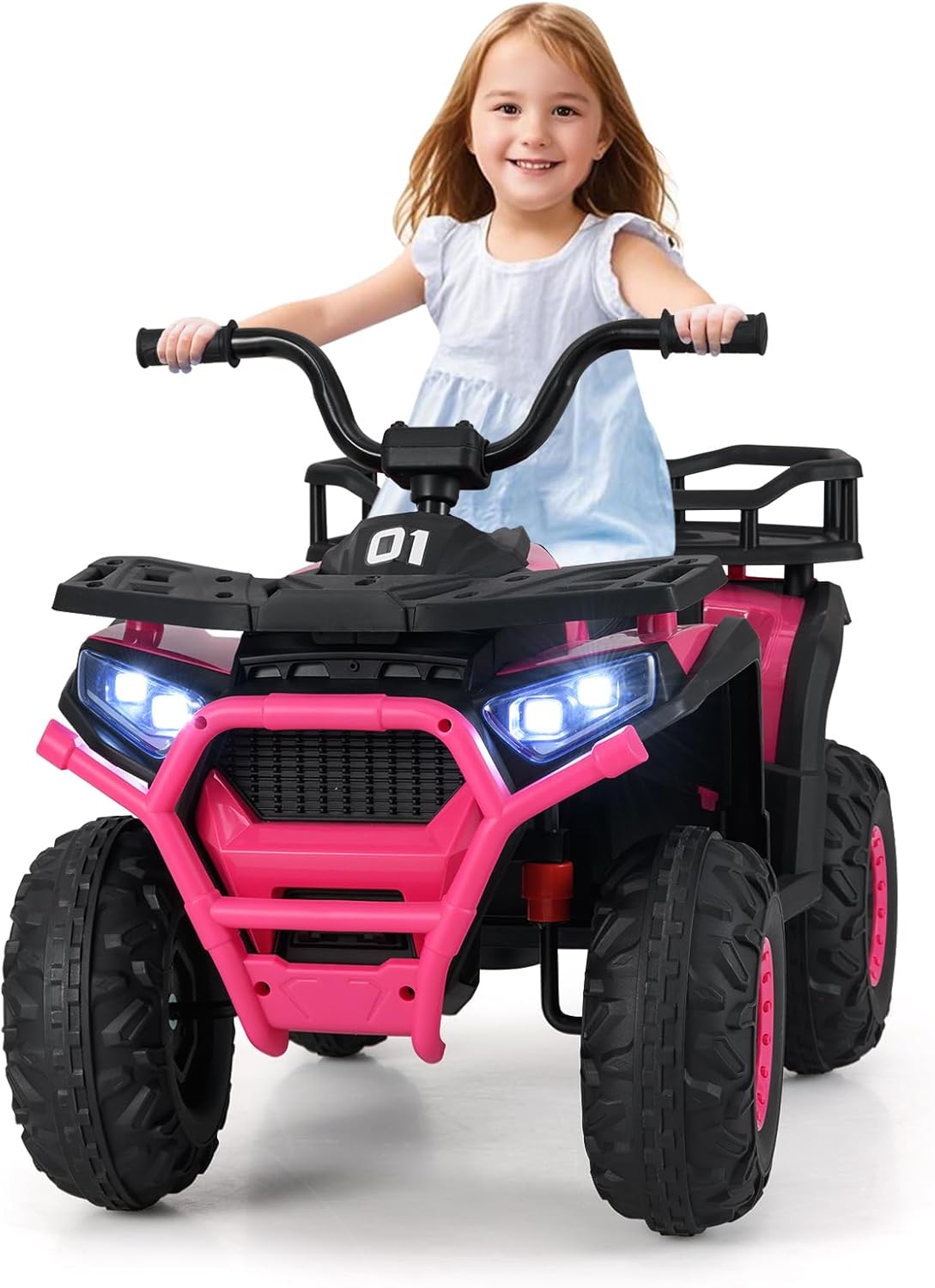 24V 4x4 Ride on Car Kids ATV Quad with Bluetooth Music