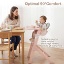 INFANS Baby High Chair, Full-Body Washable High Chairs for Babies and Toddlers
