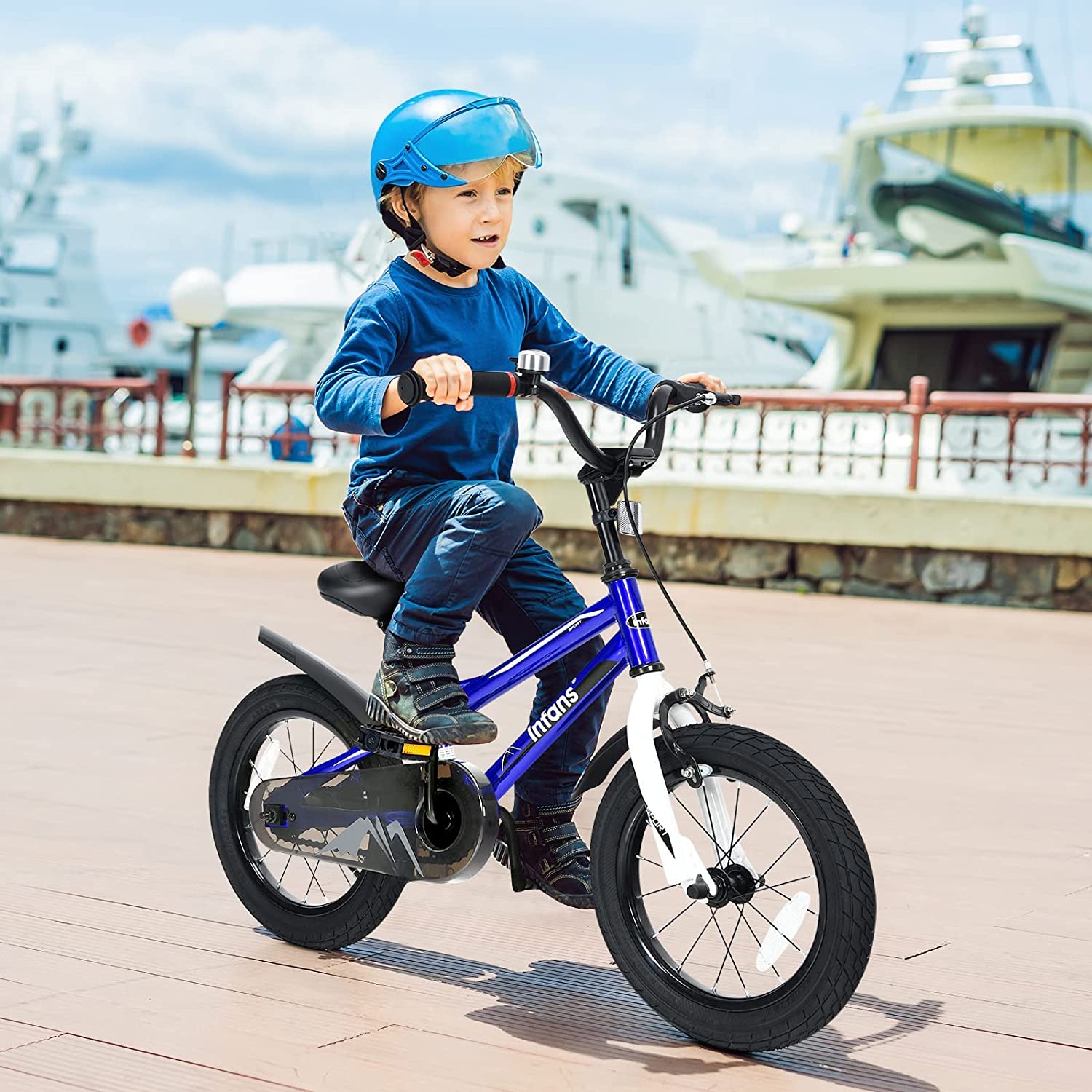 Kids Bike Boys Girls 14 16 Inch with Balance or Training Wheels INFANS