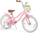 12 14 16 18 Inch Toddlers Bike with Removable Training Wheels Basket