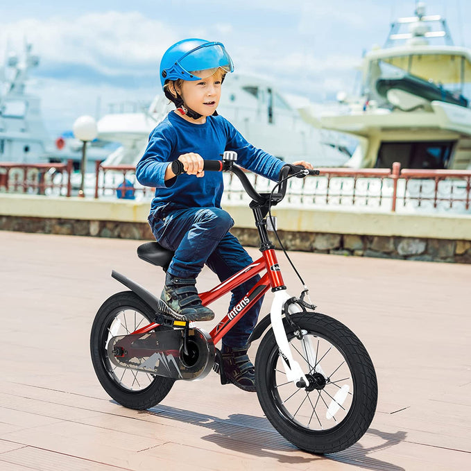 INFANS Kids Bike 14 16 Inch with 95% Assembled, Adjustable Seat, Balance or Training Wheels
