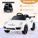 INFANS Licensed Porsche Ride on Car 12V Kids Electric Vehicle with Remote Control