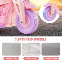 INFANS Kids Motorcycle, 6V Electric Ride on Car with Automatic Bubble Function for Children, Toddler Ages 3+