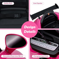 INFANS Licensed Porsche Ride on Car 12V Kids Electric Vehicle with Remote Control