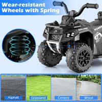 INFANS ATV with Spray Function, Remote Control, Storage Trunk, 6V Toddler Ride on Toy