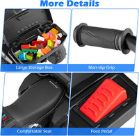 INFANS ATV with Spray Function, Remote Control, Storage Trunk, 6V Toddler Ride on Toy