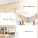 INFANS Wooden Baby Playpen with Adjustable Size & Shape, 8 Panels, Child Proof Lock, Easy to Assemble, 63" x 63" Portable Play Yard